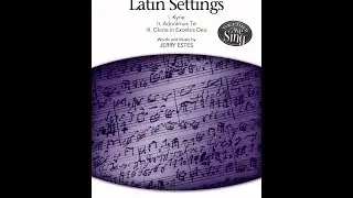 Three Contemporary Latin Settings (SATB Choir) - by Jerry Estes