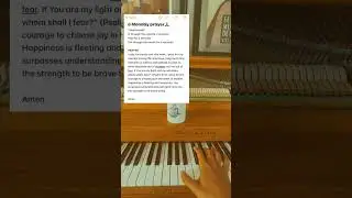a monday prayer pt1 . . . #shorts #monday #piano #prayer #meditation #relaxing #hope #peace