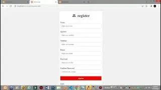 COMO CRIAR UMA TELA DE CADASTRO COM PHP