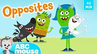 🎉 Monster Opposites & More Fun Educational Songs for Kids 🎵 | ABCmouse | 40-Minute Compilation
