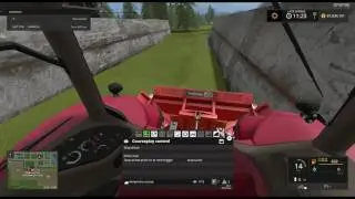 Farming Simulator 17 - Courseplay leveling mode preview -