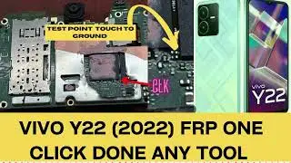 VIVO Y22 Frp unlock with test point with unlock tool | y22 clk point 1 click done vivo y22 2022