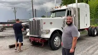 Рестайлинг начался даже не доехал до дома Peterbilt 389￼