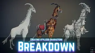 Stylized 3D Character Breakdown - ZBrush & Substance Painter