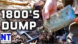 Dump digging cool 1800s bottles & relics wow! Heinz ketchup