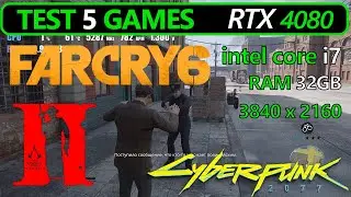 GeForce RTX 4080 32GB + i7 13700K - Test in 5 Games