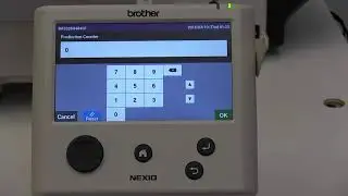 Brother BAS-H Using the Production Counter (English)