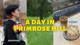 a day in primrose hill / rain, bagels & shopping