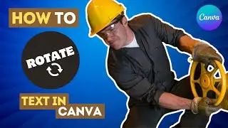 How to Rotate Text in Canva (EASY TUTORIAL)