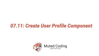 07.11 Create User Profile Component - Build Full Ecommerce Site - Using React, Redux, Node.js