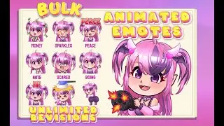Custom Animated Emotes Twitch or Kick Emote For Your Stream Albanna Studios