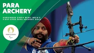 Harvinder Singh Secures India's First Para Archery Gold In Men's Recurve 🇮🇳