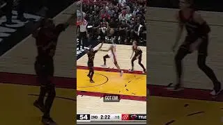 fakes out TWO to set up caleb martin10 #nba #dunk
