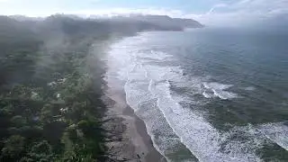 Aerial views of Playa Santa Teresa, Costa Rica