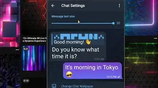 How to Increase Message Text Size in Telegram App | Easy Settings Guide