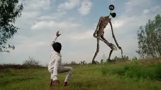 Siren Head Attack in Real Life 😱 | Big Siren Head Spotted in Village | Horror Short Film