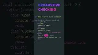 TypeScript Exhaustive Checking