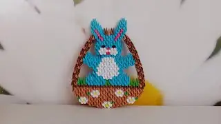 зайка в корзинке модульное оригами (мастер-класс)