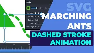 How to Create a Marching Ants Effect with Stroke Path Animation | SVGator