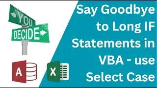 VBA Select Case Statement Explained Simply!