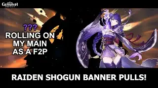 [Genshin Impact F2P] Not so legendary Raiden Shogun Baal pulls on my main!