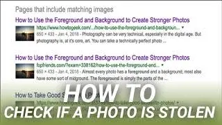 How to Check if a Photo is Stolen