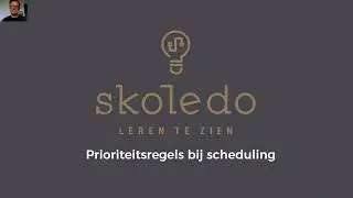 Prioriteitsregels bij scheduling