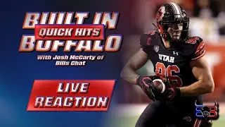 Live Reaction to Bills Drafting Dalton Kincaid