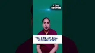 YOU CAN NOT DEAL WITH NONSENSE