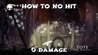 How to No Hit 0 Damage Trial of the Warrior and Zote the Mighty Boss - Hollow Knight