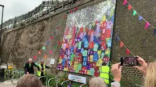 Jeremy Vine unveils the new community artwork for the 'W4th plinth'