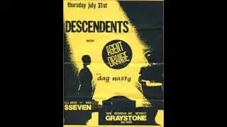 Descendents :: Live @ Greystone Hall, Detroit, MI, 7/31/86