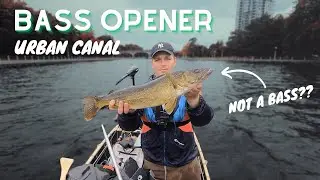 Fishing Urban Canal on BASS Opener