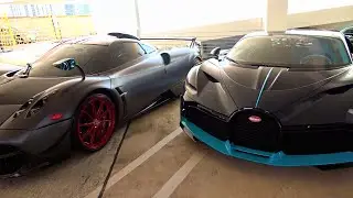 Miami's Extravagant Hypercars | Bugatti Divo & Pagani Huayra