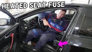 DODGE DART FRONT HEATED SEATS FUSE LOCATION REPLACEMENT. HEATED SEATS NOT WORKING FIX