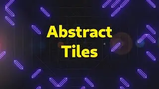 Abstract Tiles Motion Graphics with Geometry Nodes and Animation Nodes in Blender - Tutorial
