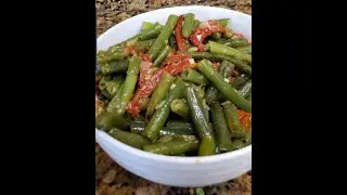 Receta de ejotes con tomates secos al sol y limon  y ejotes con huevo.