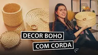 🤝🧶 DIY com corda natural | ESTILO BOHO | Paty Argachof 🧶🤝