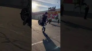 Стоппи на питбайке kayo 160 куб. 