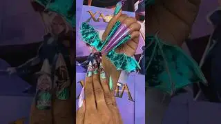 Flying Away with Dragon Wing Nails for @Netflix The Dragon Prince: Xadia 🐉💅🏽 #nails #asmr