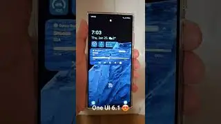 One UI 6.1 AOD 😍 #oneui6 #samsung #samsunggalaxy #galaxys24ultra