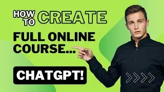 How to Create a Full Online Course with ChatGPT - Quick Overview