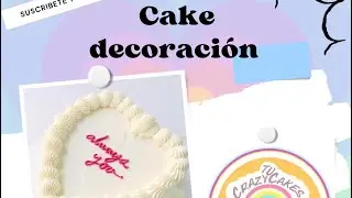 Decoración pasteles Buttercream parte 3 #buttercream #pasteles #piping #cake