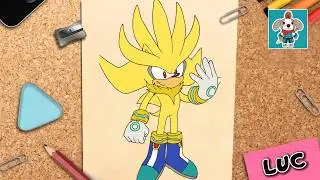 Como Dibujar Super Silver | Sonic 3 La Película | Paso a Paso