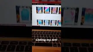 Listing my art after Saturday's sales