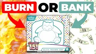 BURN 🔥 OR BANK 💰 Pokemon 151 ETB Unboxing