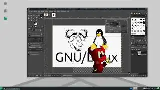 How to insert a picture on another picture in GIMP