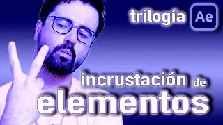 ¿Cómo poner un texto INTEGRADO en la IMAGEN? con Adobe After  Effects y muy FÁCIL