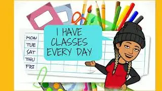 Learning English-SCHOOL SUBJECTS-DAYS OF THE WEEK-ESL