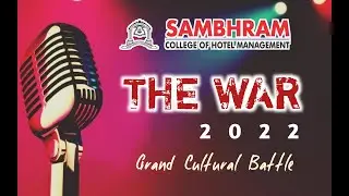 The War - Grand Cultural battle trailer (30th August,2022) Sambhram college, KGF